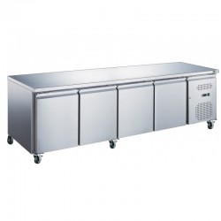 Table réfrigérée sans dosseret 4 portes GN1/1