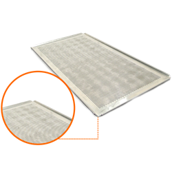 Plaque de cuisson Alu perforée 60 X 80 cm 