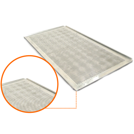 Plaque de cuisson Alu perforée 60 X 80 cm 