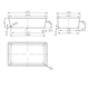 Moule individuel Teflon 24,5 / 14,3 / 6 cm